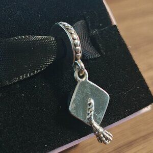 Authentic Pandora Graduation Hat Dangle Charm 791892